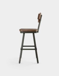 Arden Branch Georgia Swivel Bar Counter Stool with Wood Seat for Commercial Business for sale