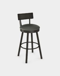 Arden Branch Lyndon Industrial Stool Upholstred Seat Cushion for restaurants pubs and bars for sale