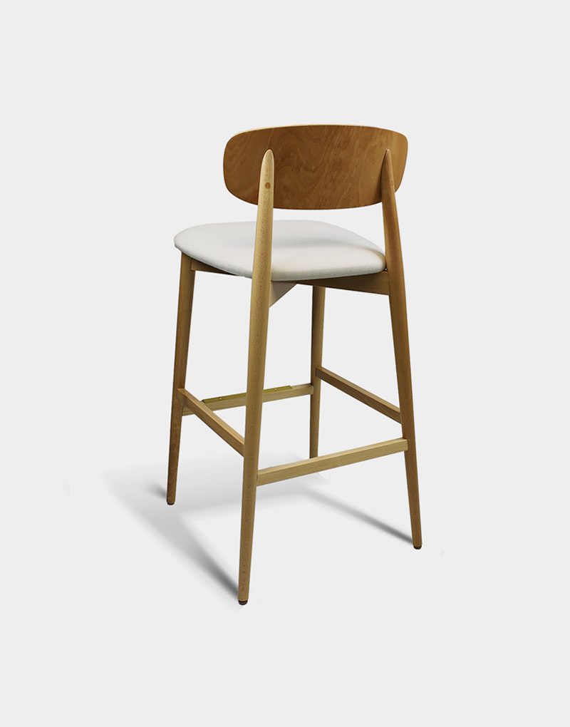 white harlow upholstered bar wooden counter stool for commercial restaurant use white harlow upholstered bar wooden counter stool for commercial restaurant use