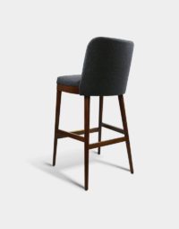 Dark Grey Upholstered Marley Bar stools for businesses, bars and restaurant