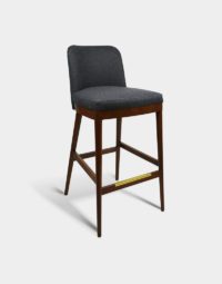 Dark Grey Marley Barstool Upholstered for commercial businesses and restaurants