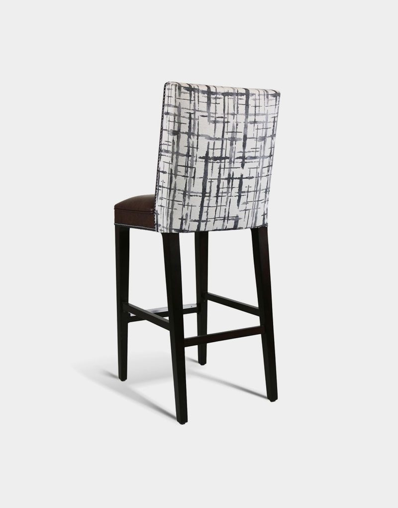 channel back counter stool for commercial restaurant with nailhead trim channel back counter stool for commercial restaurant with nailhead trim