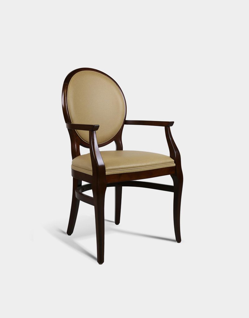 victoria armchair tan cream leather bar stool for commercial restaurant businesses