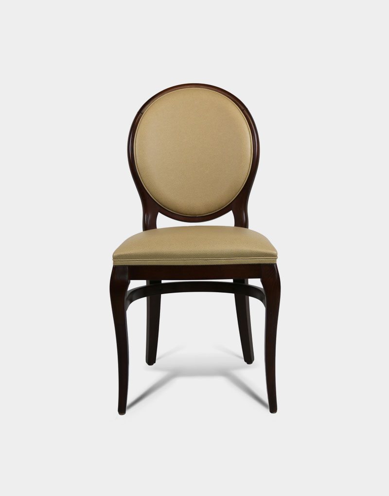 Victoria Traditional Leather Upholstered Chair for Commercial Restaurants