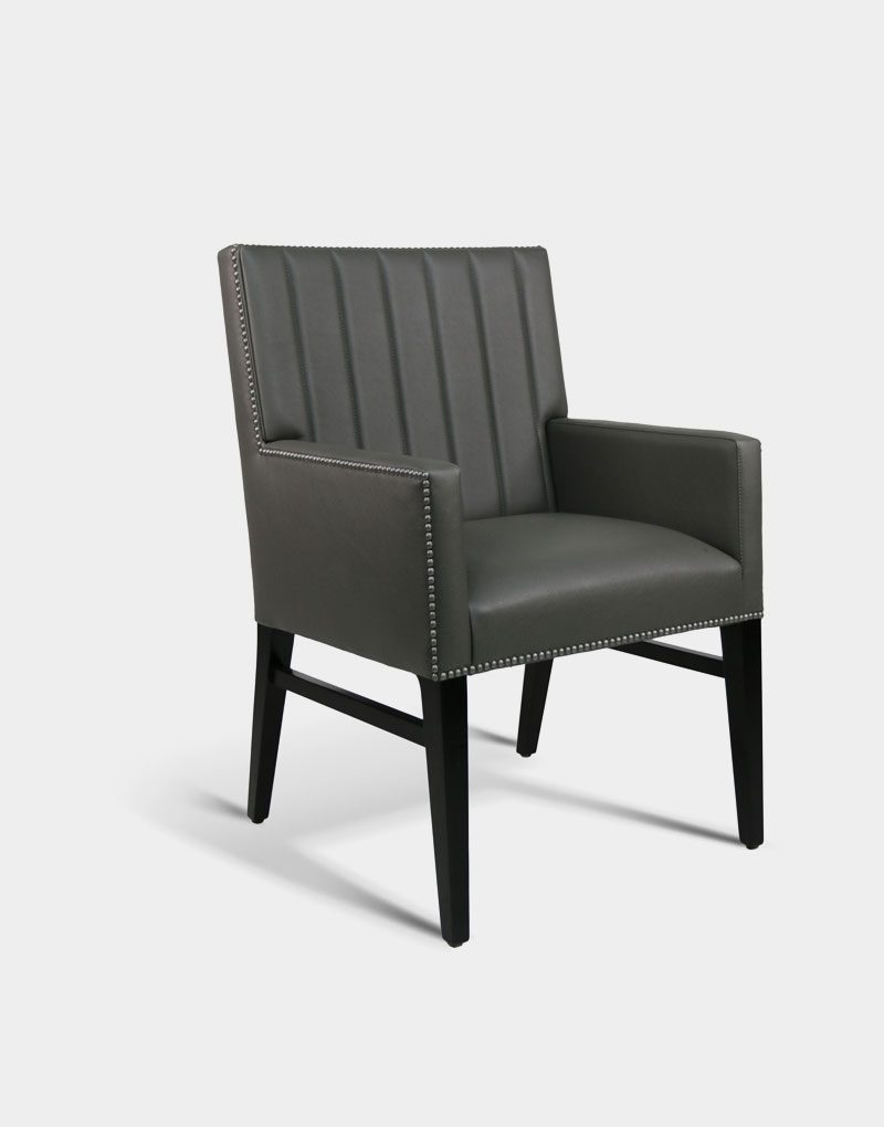 willow armchair nail head fully upholstered chair for restaurant