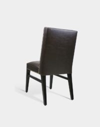 fully upholstered nail head willow chair for restaurants and dining